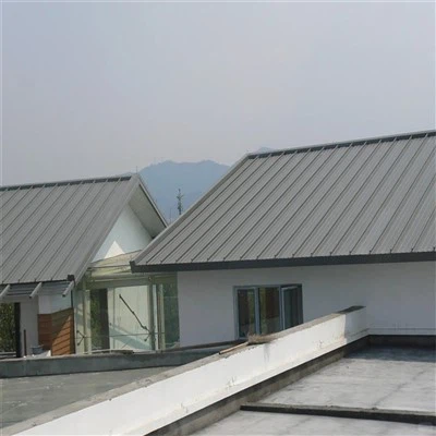 Lled 17 modfedd Uchel Ribbed Seam Seam Roofs To